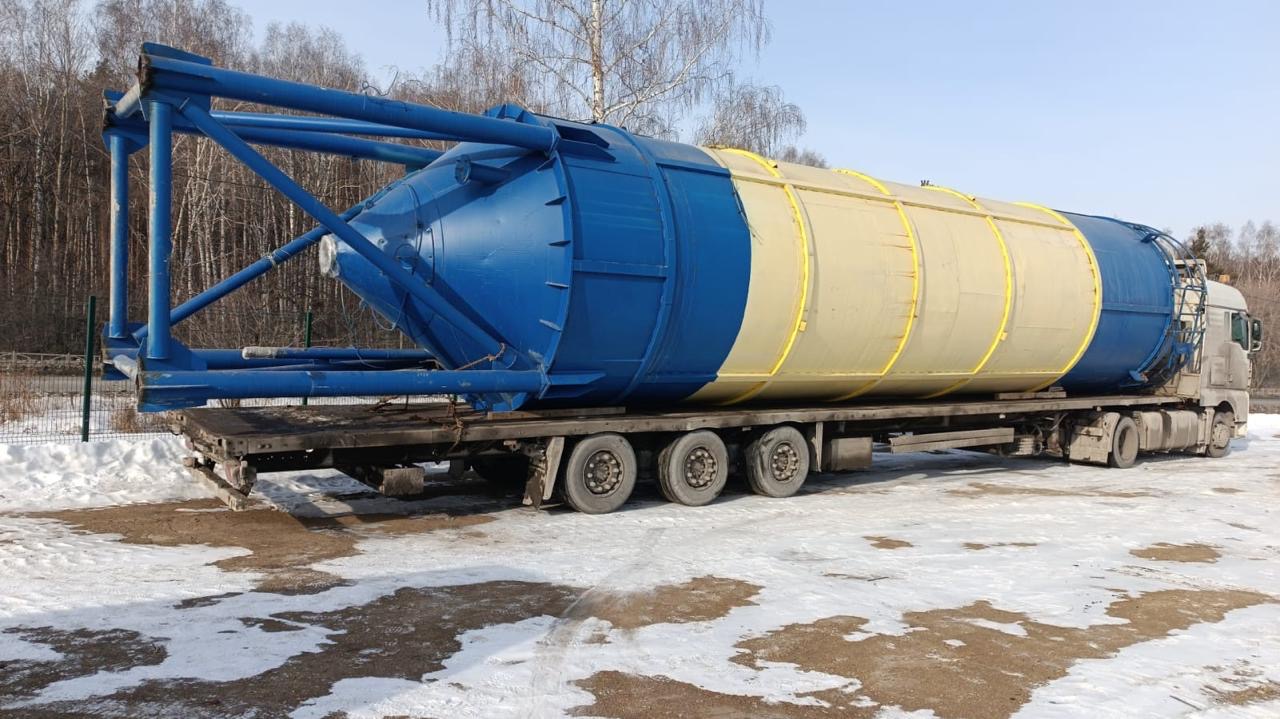 Трал с негабаритным грузом